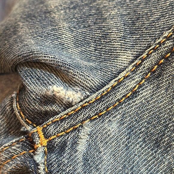 Levi’s Mens 501 Straight Jeans Button Fly size W34 x L29 - Picture 10 of 10